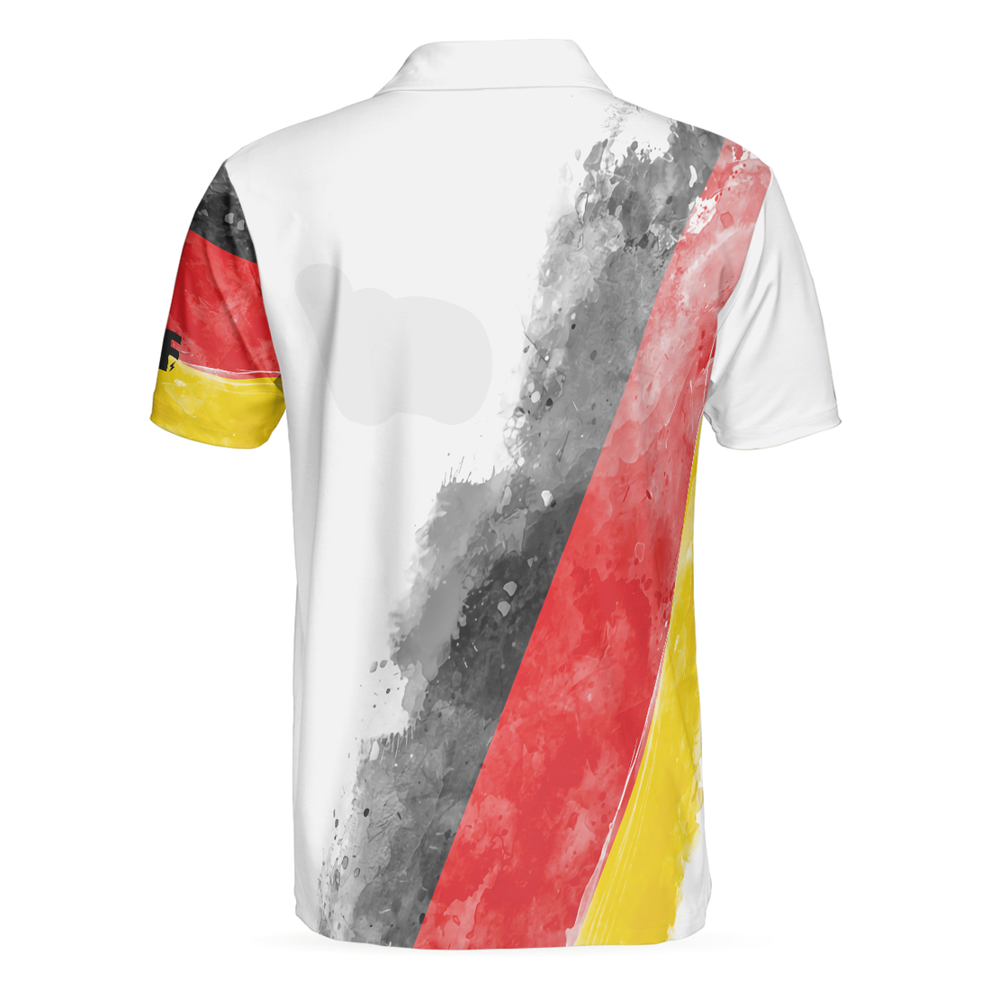 German Flag Special Golf Pattern Polo Shirt Waterbrush Polo Shirt Best Golf Shirt For Men - 1