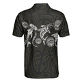 Elegant Polynesian Pattern Polo Shirt - 2