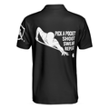 Skull Billiards Polo Shirt Black And White Billiards Shirt For Billiards Lovers Basic Shirt Design For Men - 2