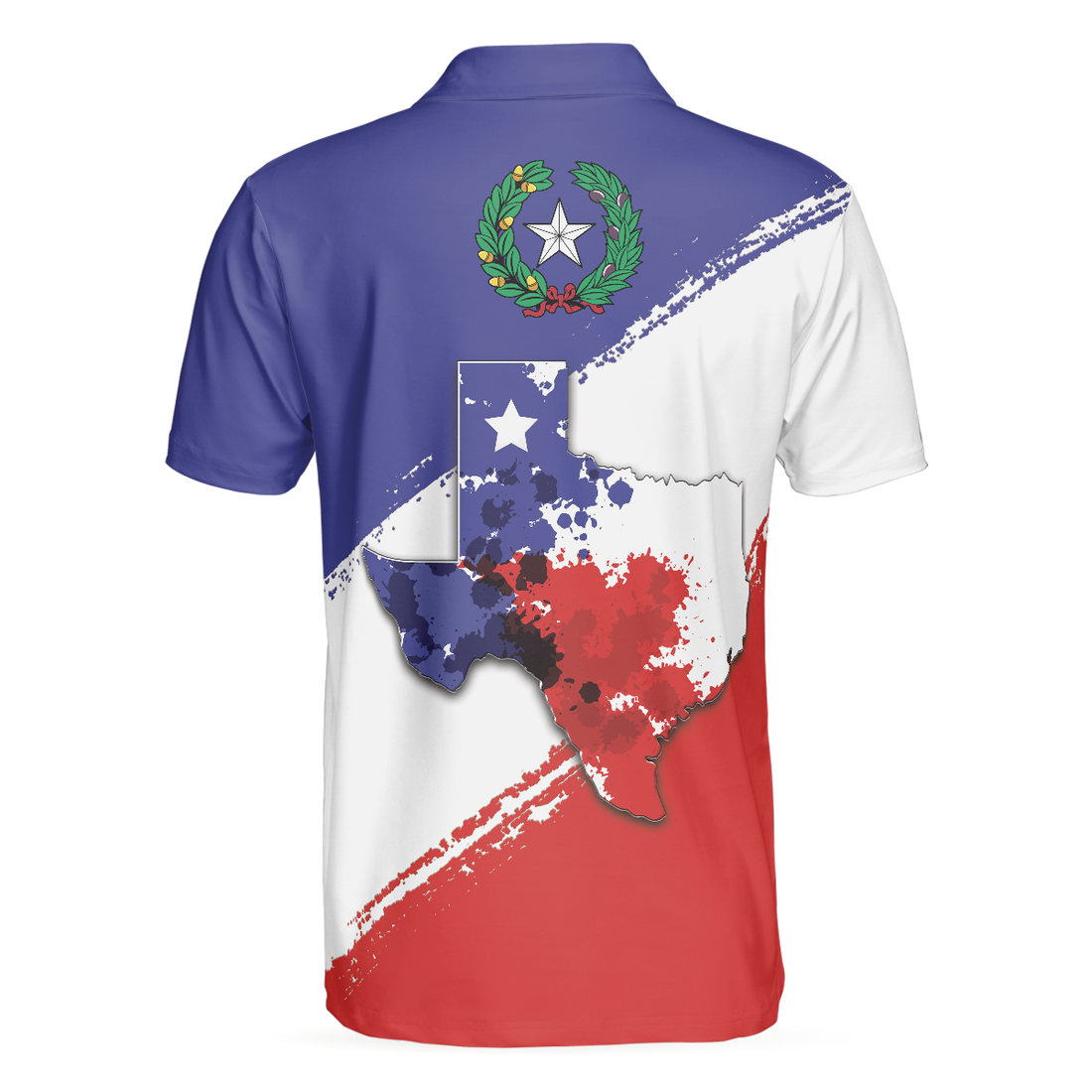 Texas Flag All Over Print Polo Shirt For Golf Texas Map And Flag Polo Shirt Texas Proud Shirt For Men - 1