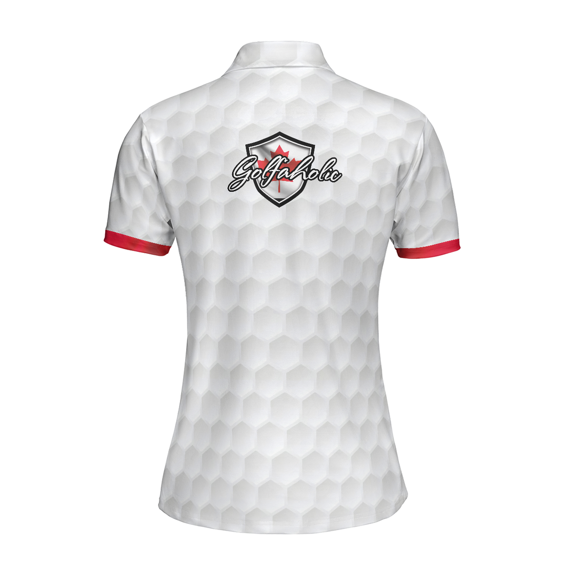 Golf Canada Flag Pin Up Girl Short Sleeve Women Polo Shirt Canadian Golf Shirt For Ladies - 1