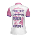 Supporting The Fighters Admiring The Survivors Short Sleeve Women Polo Shirt - 2