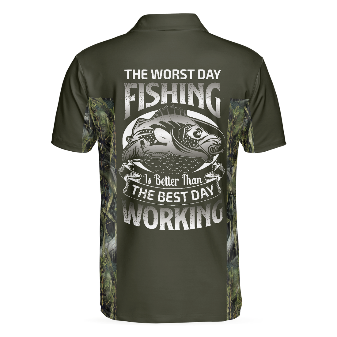 The Worst Day Fishing Is Better Than The Best Day Working Fishing Is Calling Polo Shirt Best Fishing Shirt For Men - 1