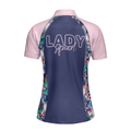 Hawaiian Dream And Golf Short Sleeve Women Polo Shirt - 2