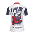 Play Like A Girl Golf Women Shirt Short Sleeve Women Polo Shirt - 2