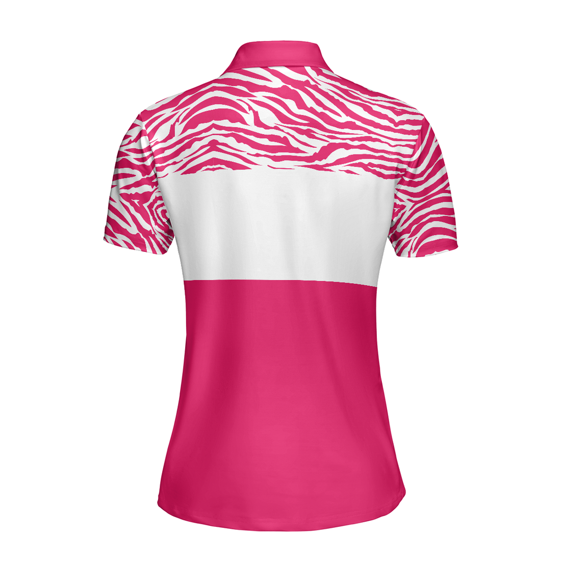 Plan For The Day Pink Golf Short Sleeve Women Polo Shirt - 1