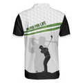 Golfer For Life Golf Polo Shirt Golf Swing Shirt For Male Golfers Best Golf Shirt For Hot Weather - 2