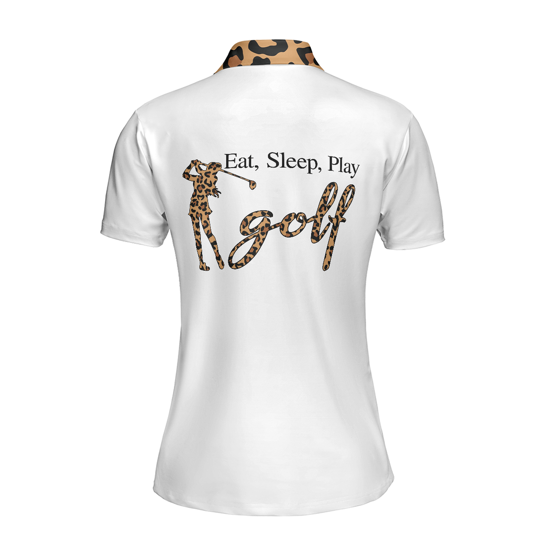 Golf Girl Eat Sleep Play Golf Short Sleeve Women Polo Shirt - 1