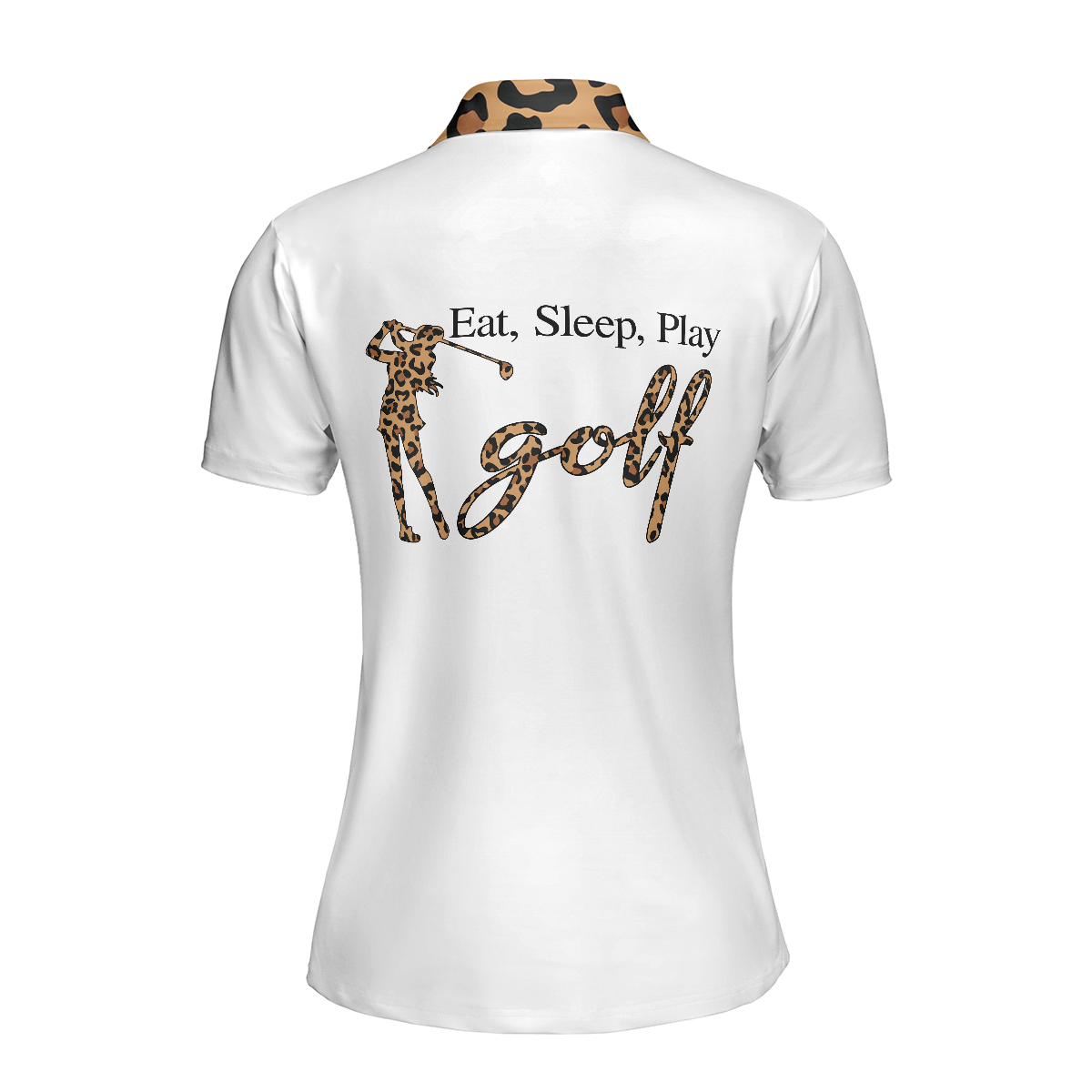 Golf Girl Eat Sleep Play Golf Short Sleeve Women Polo Shirt - 2