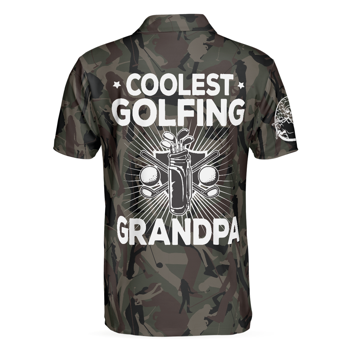 Coolest Golfing Grandpa Golf Polo Shirt - 2