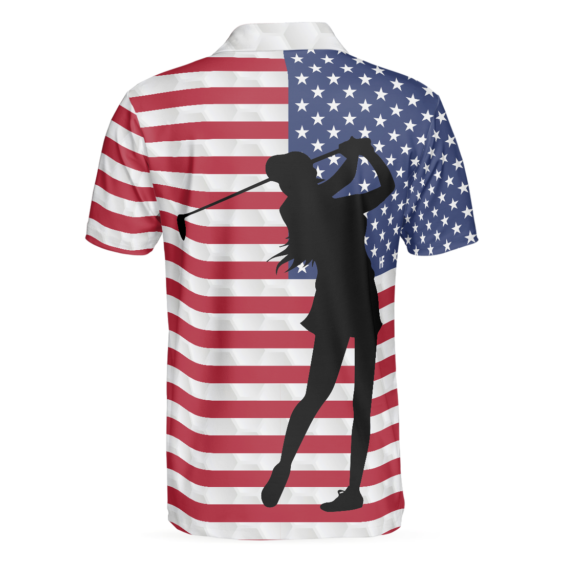 Premium American Golfer Female Ver Short Sleeve Polo Shirt Polo Shirts For Men And Women - 1