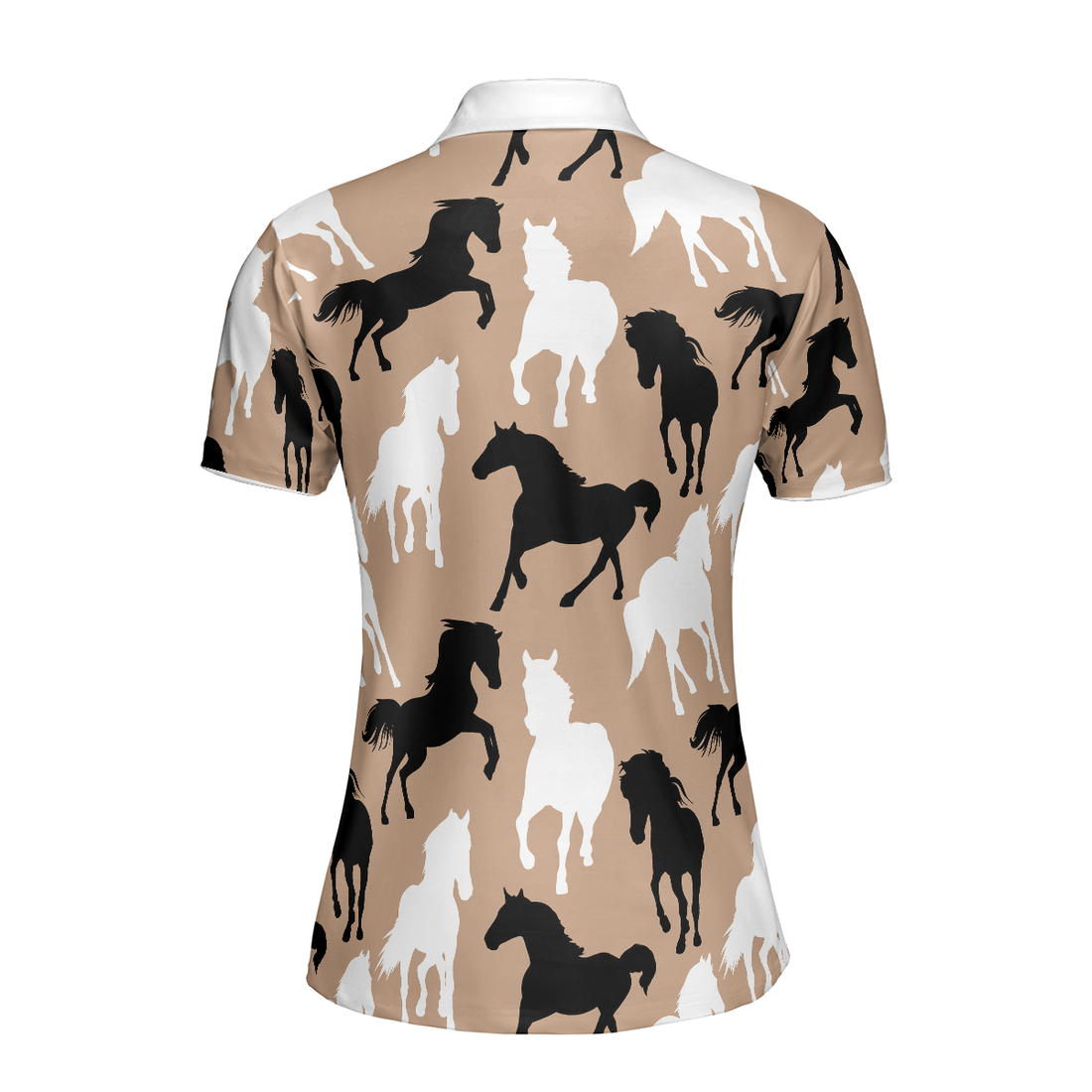 Horses Lover Shirt For Women Short Sleeve Women Polo Shirt - 1