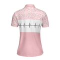 Pink Golfbeat Leopard Golf Short Sleeve Women Polo Shirt - 2