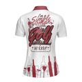 Im A Simple Woman Short Sleeve Women Polo Shirt Wine Golf Shirt For Ladies Golf Gift For Wine Lovers - 2