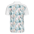 Pastel Tropical Seamless Pattern Polo Shirt Pastel Tropical Themed Polo Shirt For Men Summer Outfit Idea - 2