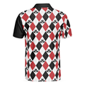 Ping Pong Takes Balls Table Tennis Polo Shirt Argyle Pattern Ping Pong Player Polo Shirt Ping Pong Shirt For Men - 2