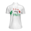 Kiss My Putt Golf Short Sleeve Women Polo Shirt - 2