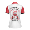 Were More Than Just Bowling Friends Were Like A Really Small Gang Short Sleeve Women Polo Shirt Leopard Bowling Shirt - 2