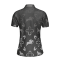 Luxury Equestrian Shirt For Women Short Sleeve Women Polo Shirt - 2