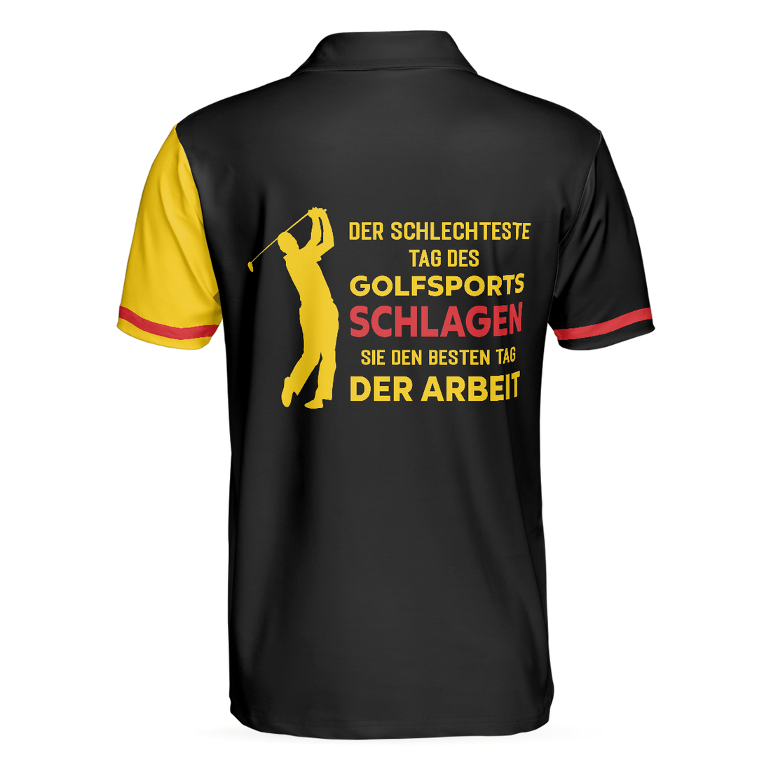 Der Schlechteste Tag Des Golfsports Schlagen Sie Den Besten Tag Der Arbeit Polo Shirt German Golf Shirt For Men - 1