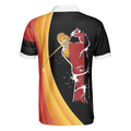 German Flag Golf Art Short Sleeve All Over Print Polo Shirt Golfing Polo Shirt Best Golf Shirt For Men - 2