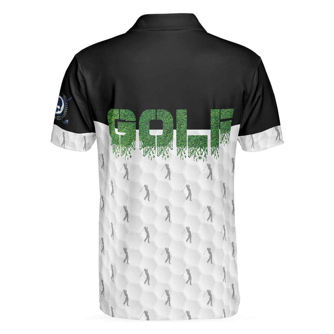 Funny Golfer Seamless Pattern Golf Polo Shirt Golf Shirt For Men Best Gift For Golfers - 1