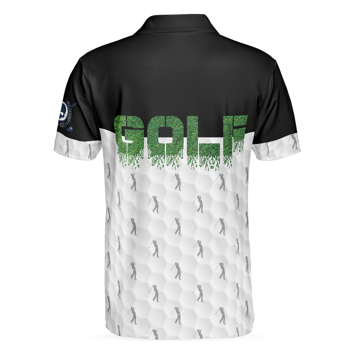 Funny Golfer Seamless Pattern Golf Polo Shirt Golf Shirt For Men Best Gift For Golfers - 2