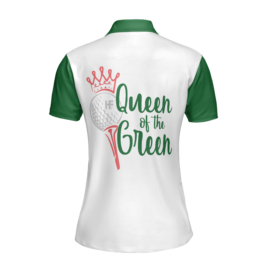 Queen Of The Green Short Sleeve Women Polo Shirt - 1