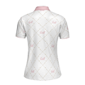 Golf In Pink With Simple Golf Clubs Pattern Short Sleeve Women Polo Shirt Classic Golf Shirt For Ladies - 2