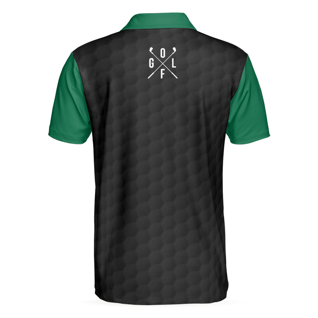 Just Tap In It Golf Polo Shirt Funny Black And Green Golf Shirt For Men - 1