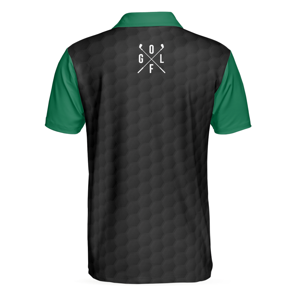 Just Tap In It Golf Polo Shirt Funny Black And Green Golf Shirt For Men - 2