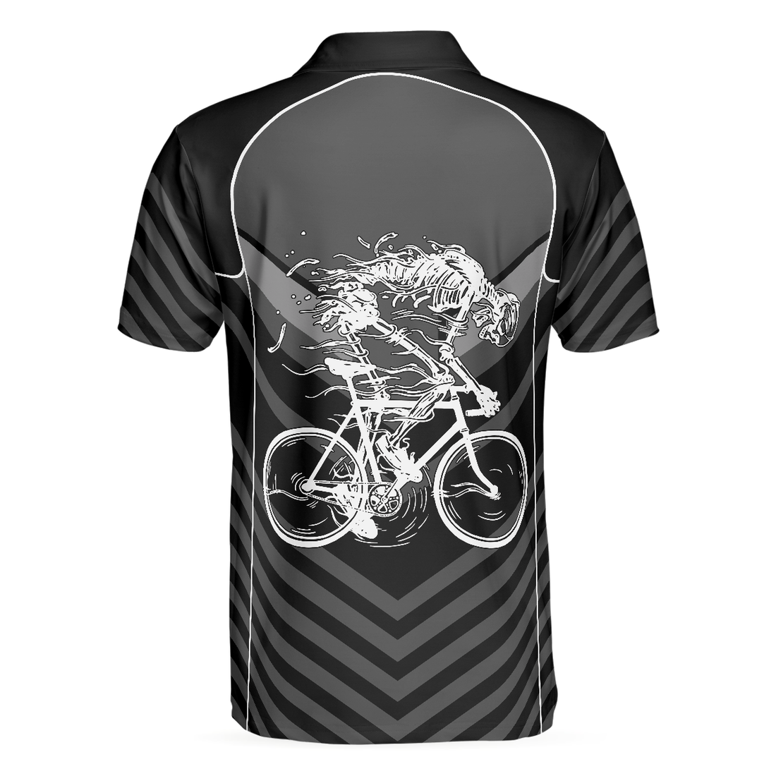 I Am The Engine Cycling Polo Shirt Skeleton Cyclist Polo Shirt Best Cycling Shirt For Men - 1