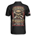 Electrician My Craft Allows Me To Fix Anything Polo Shirt Skull American Flag Electrician Shirt For Men - 2