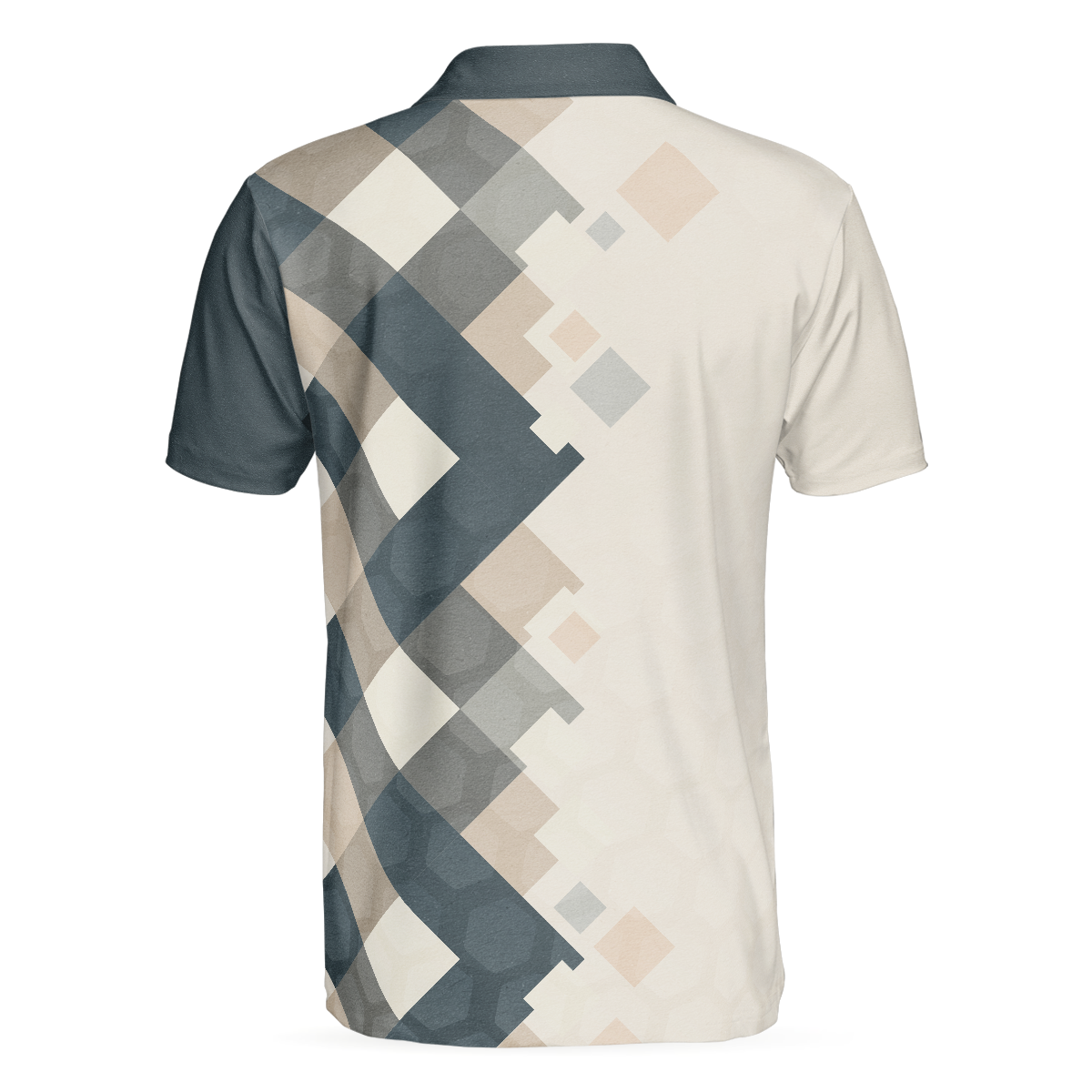 Vintage Pastel Argyle Pattern Polo Shirt For Men - 2