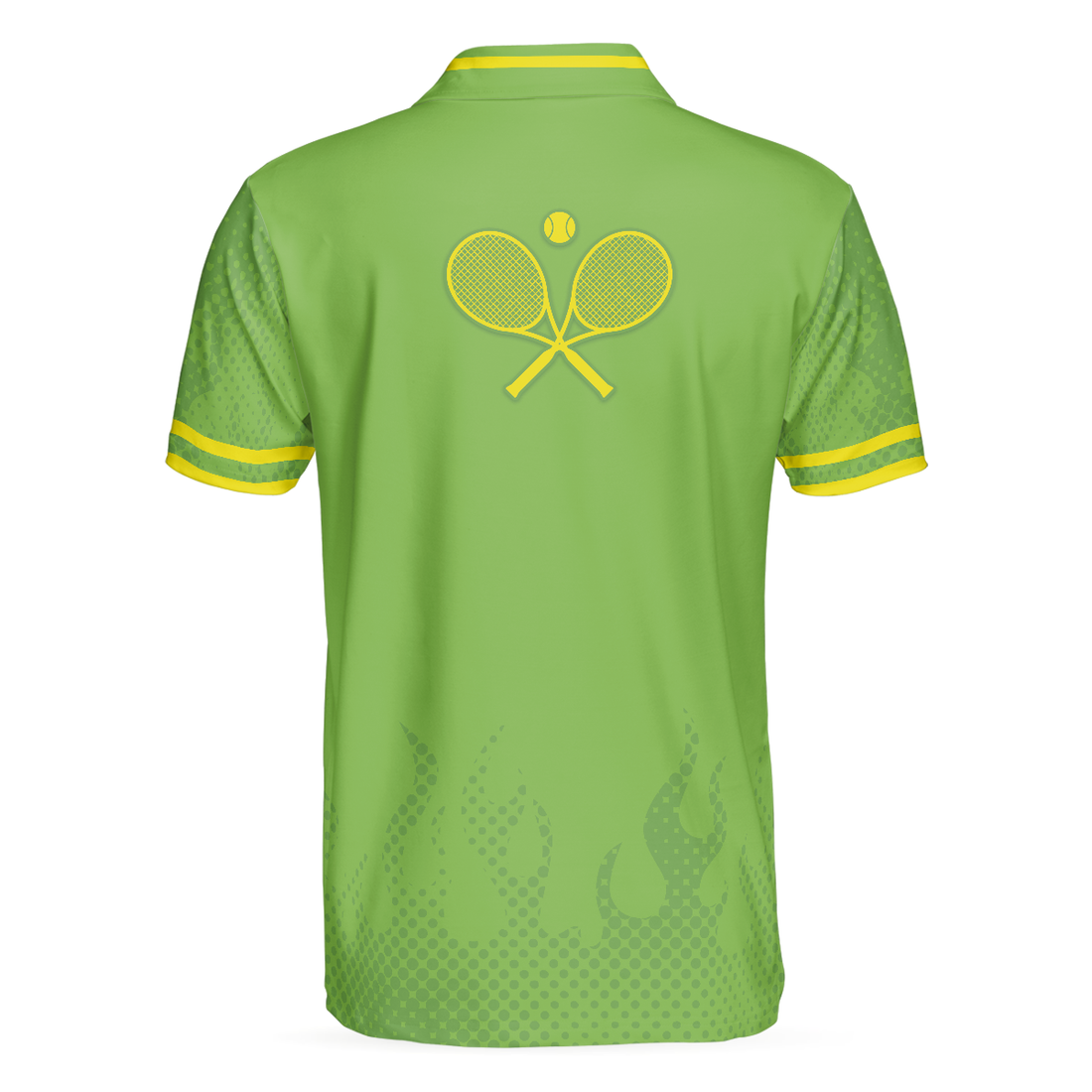 Weapon Of Choice Short Sleeve Polo Shirt Green Tennis Ball On The Net Polo Shirt Best Tennis Shirt For Men - 1