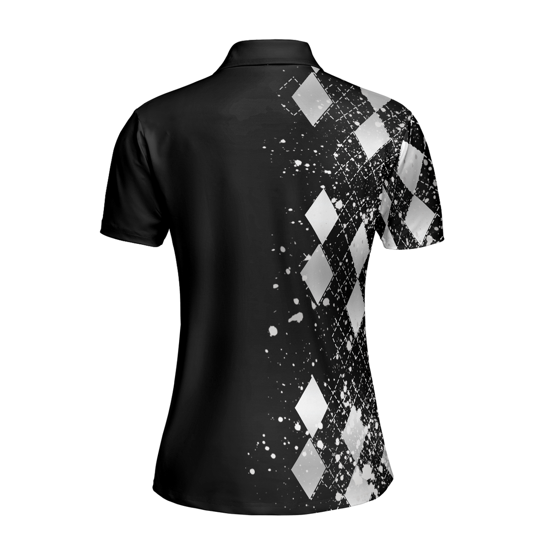 Silver Bowling Short Sleeve Women Polo Shirt Female Bowling Polo Shirt Bowling Gift For Female Players - 1