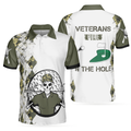 Veteran Fire In The Hole Polo Shirt Veteran Themed Golfing Polo Shirt For Male Golfers Argyle Shirt - 1