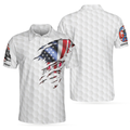 GE Golf American Flag Polo Shirt - 1