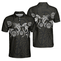 Elegant Polynesian Pattern Polo Shirt - 1