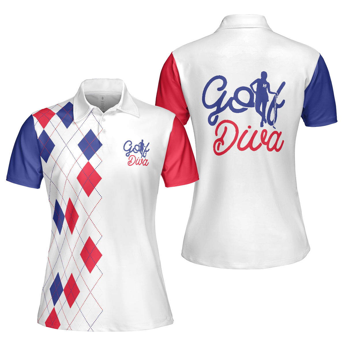 Golf Diva Short Sleeve Women Polo Shirt - 1