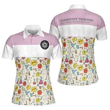 Chemistry Teacher Short Sleeve Women Polo Shirt - 1