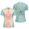 Just A Girl Who Loves Bowling Short Sleeve Polo Shirt Plaid Pattern Bowling Polo Shirt For Female Bowlers - 1