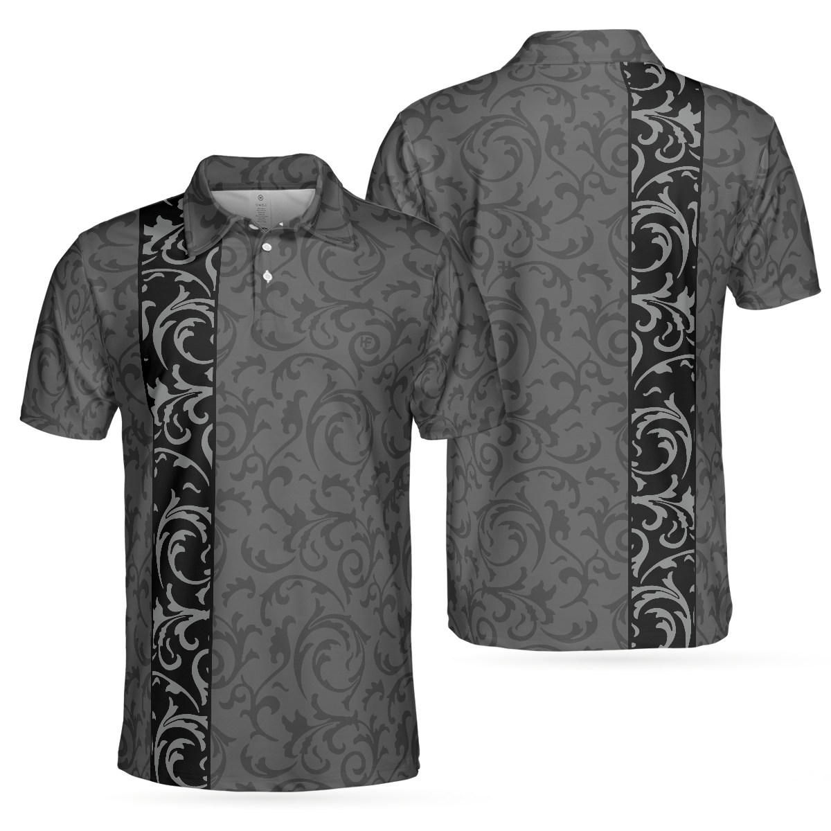 Premium Floral Modern Style Short Sleeve Polo Shirt Floral Pattern Polo Shirt Best Golf Shirt For Men - 1