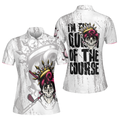 Im The Queen Of The Course Short Sleeve Women Polo Shirt - 1