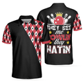 They See Me Bowlin They Hatin Polo Shirt Bowling Plaid Pattern Shirt Funny Polo Shirt With Sayings - 1