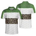 Golf In Green And Camouflage Pattern Golf Polo Shirt Cool Golf Shirt For Men Best Gift For Golfers - 1