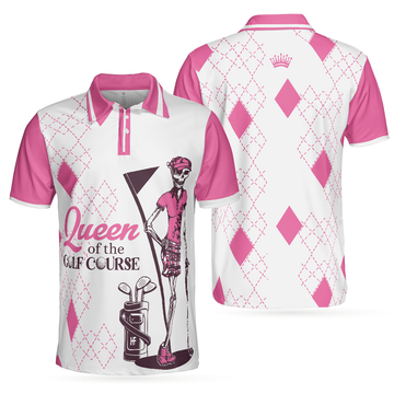 Queen Of The Golf Course Short Sleeve Polo Shirt Polo Shirts For Men And Women - 1