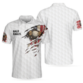 Bald Eagles American Flag Polo Shirt - 1