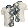 Vintage Pastel Argyle Pattern Polo Shirt For Men - 1