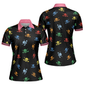 Golf Skull Women Shirt V1 Short Sleeve Women Polo Shirt - 1